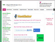 Tablet Screenshot of digestwebdesign.com